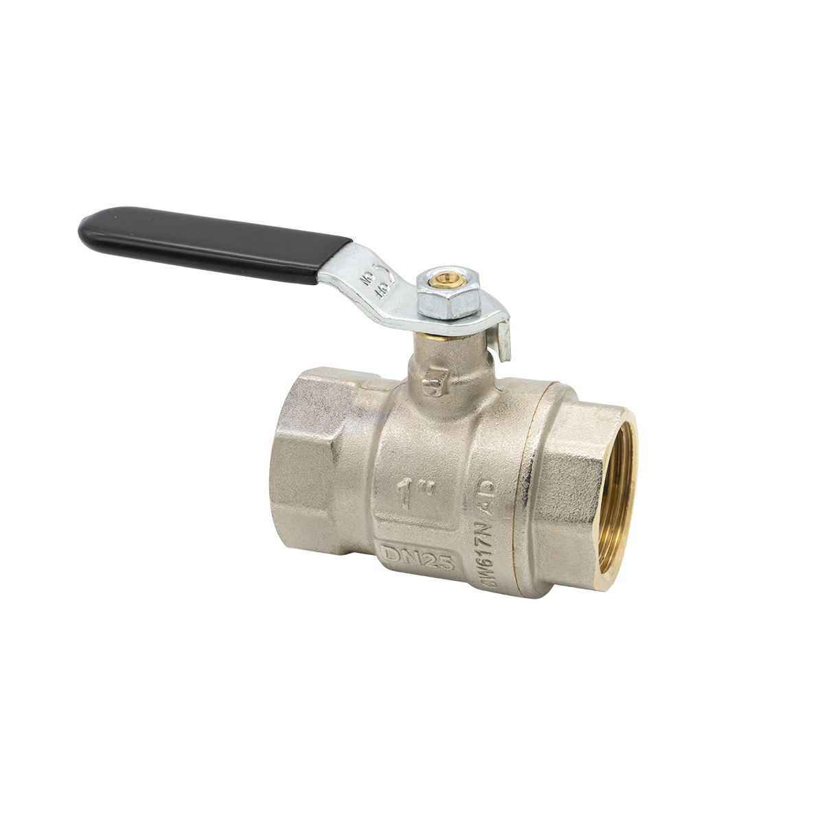 353 Straight valve – FF connection thread – Steel lever