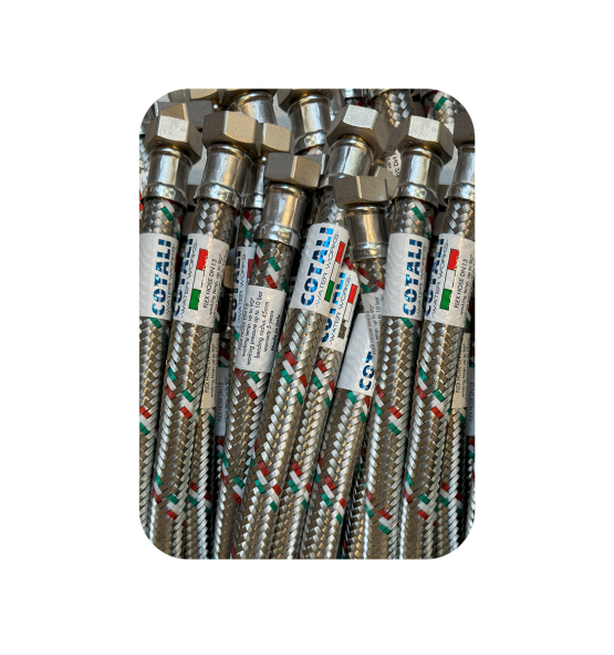 Flexible steel connector